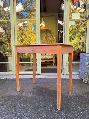 Simple pine desk