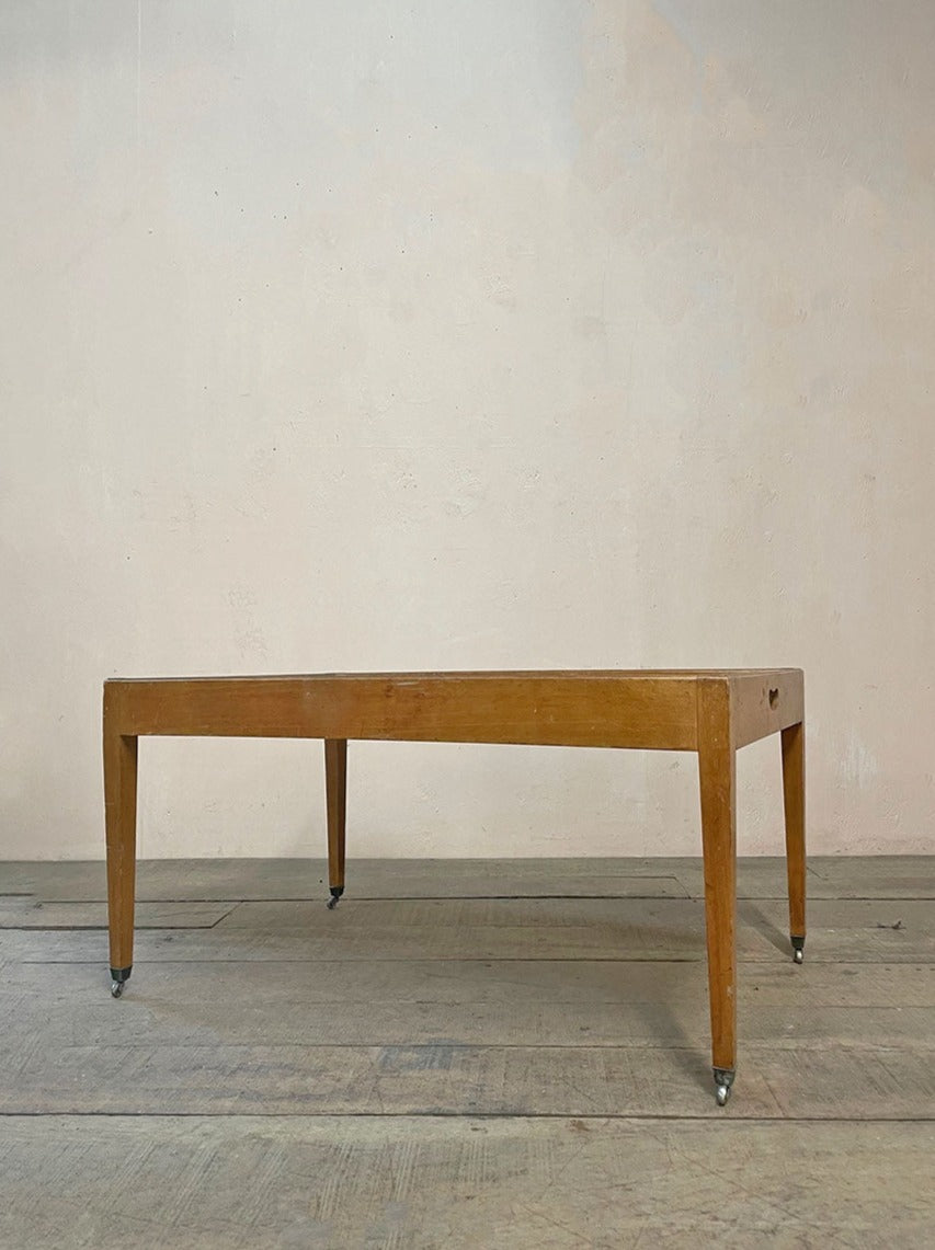 Glass top coffee table