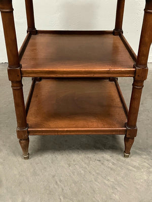 Tiered table with wine coolers