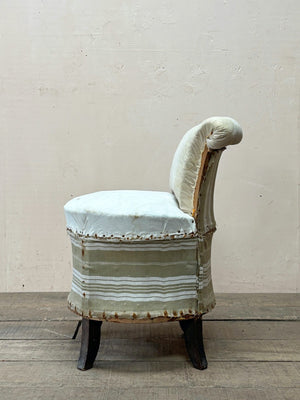 Trio of occasional chairs (priced individually, 'as is')