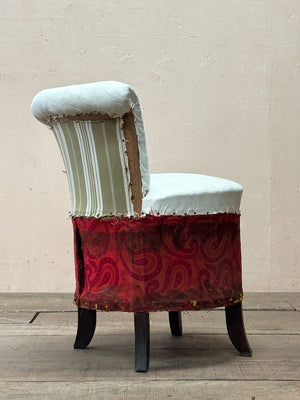 Trio of occasional chairs (priced individually, 'as is')