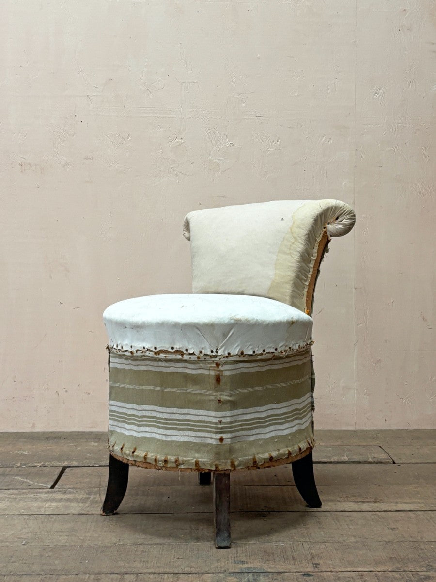 Trio of occasional chairs (priced individually, 'as is')