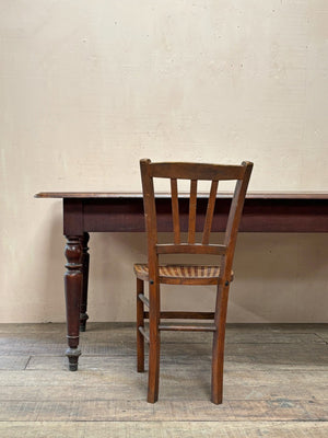 Cherry farmhouse table