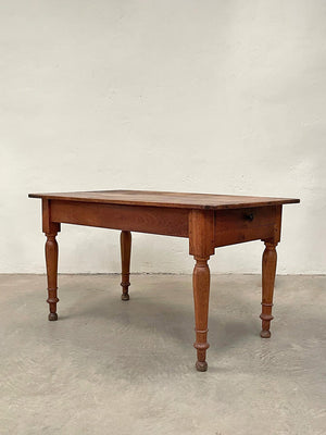 Small fruitwood table