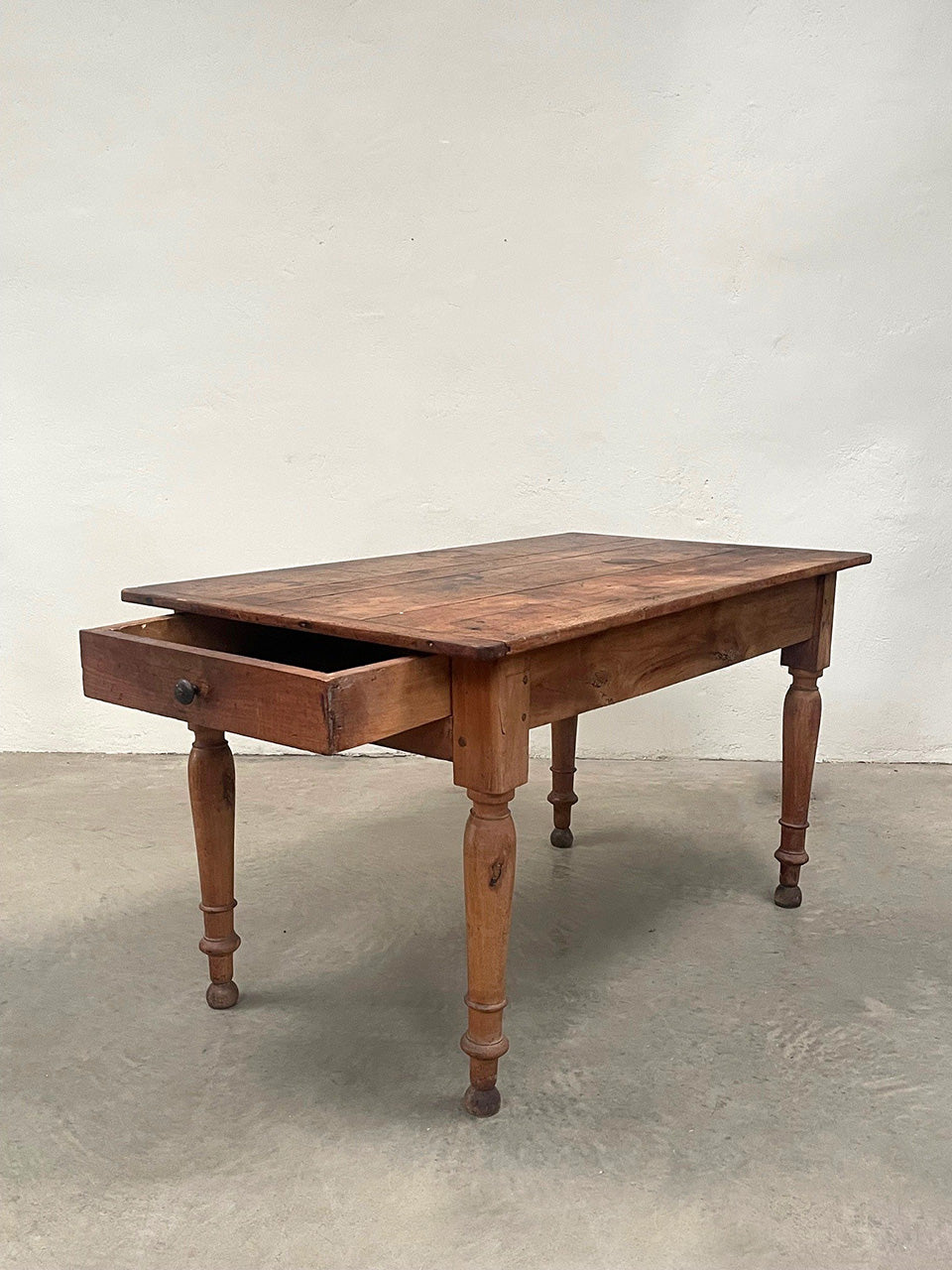 Small fruitwood table