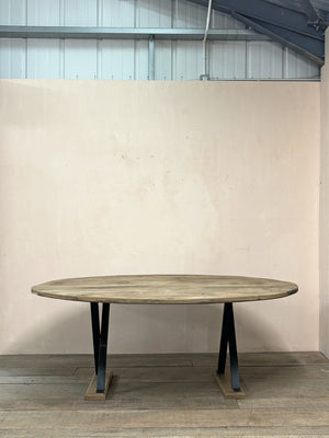 Oval table