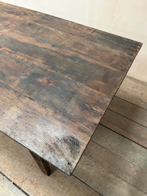 Reclaimed oak table