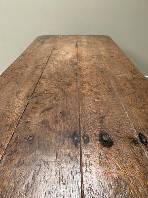 Early 1800s oak dining table (Reserved)