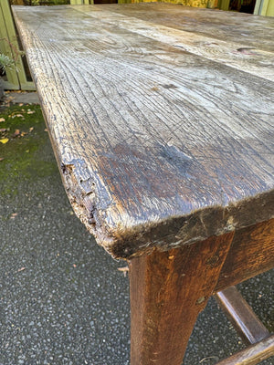 18th century rustic table