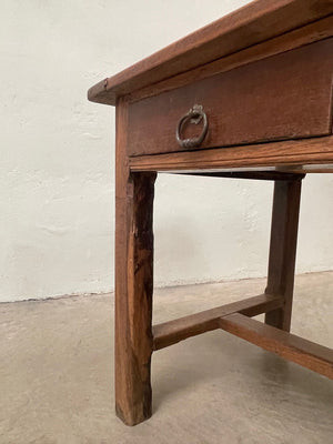 3 drawer refectory table