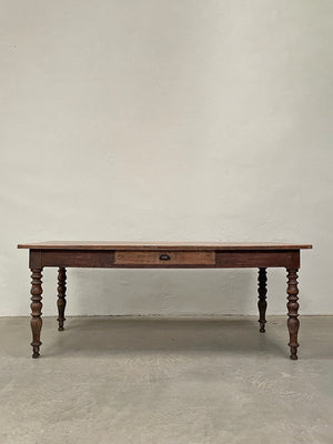 Table with turned legs