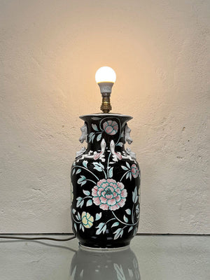 Black ceramic table lamp (Reserved)