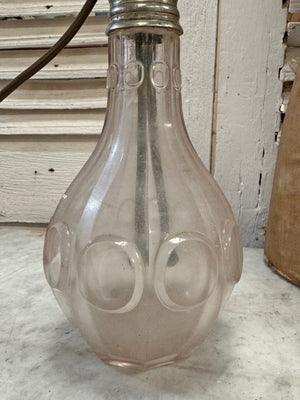 Glass table lamp