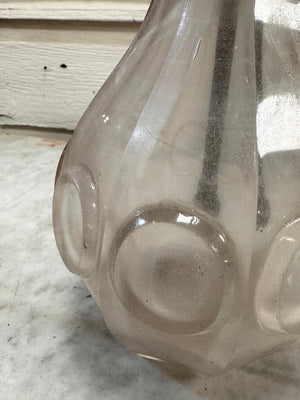 Glass table lamp