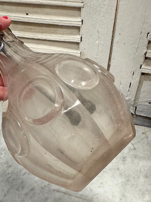 Glass table lamp