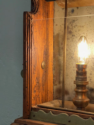 Former candle holder table lamp