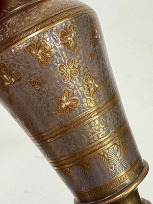Petite brass table lamp
