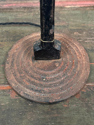 Wrought iron table lamp base (Reserved)