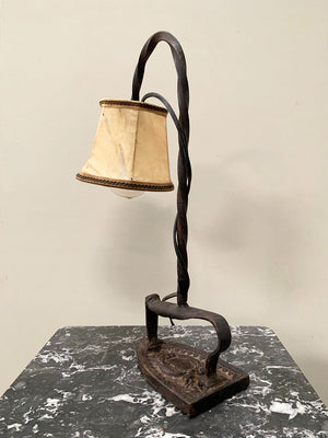 Laundry iron table lamp