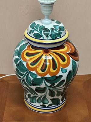 Large ceramic table lamp