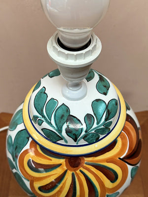 Large ceramic table lamp