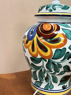 Large ceramic table lamp