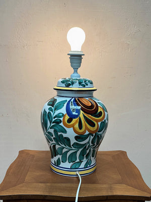 Large ceramic table lamp