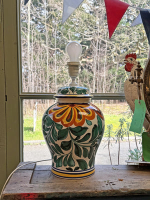 Large ceramic table lamp