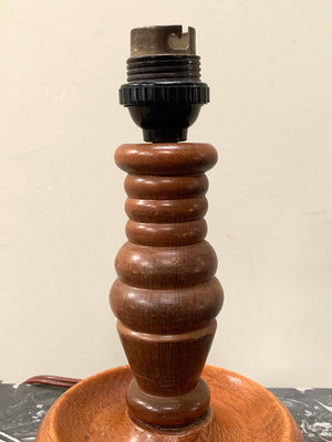 Petite turned lamp base
