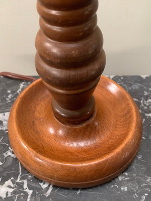 Petite turned lamp base