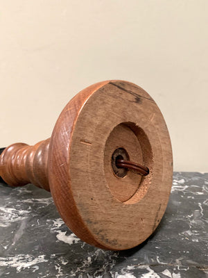 Petite turned lamp base