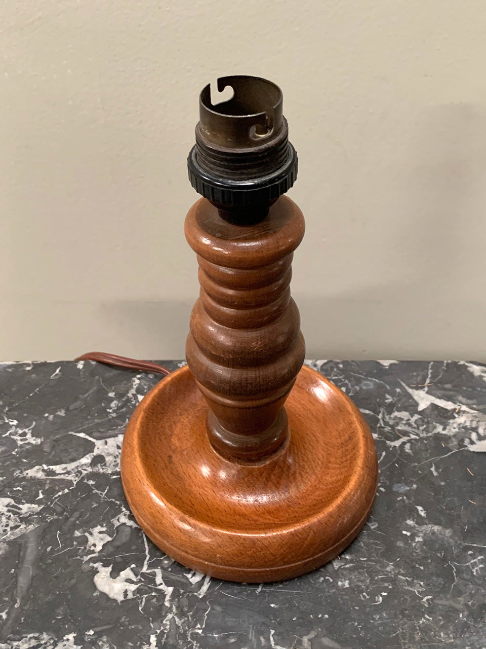 Petite turned lamp base