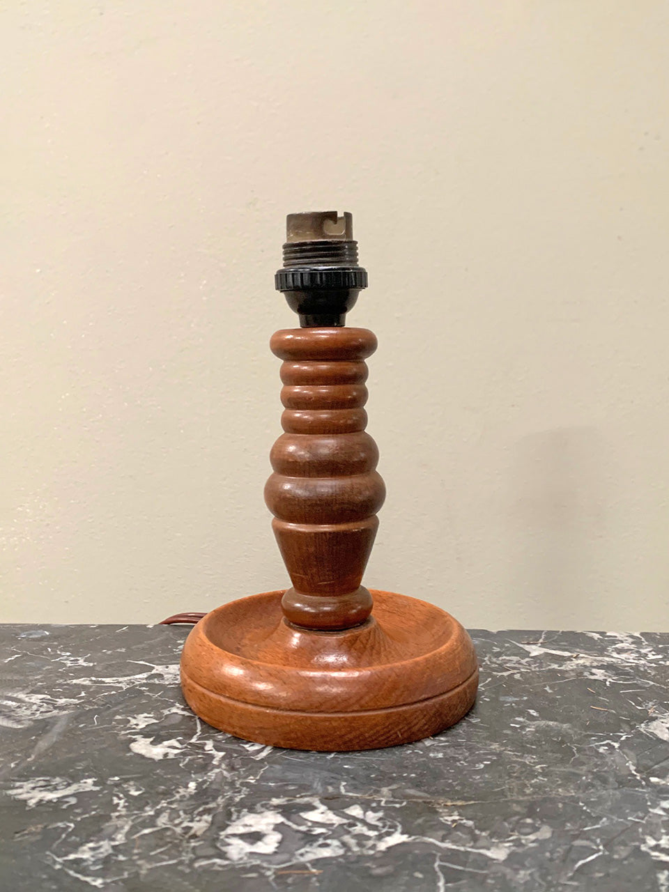 Petite turned lamp base