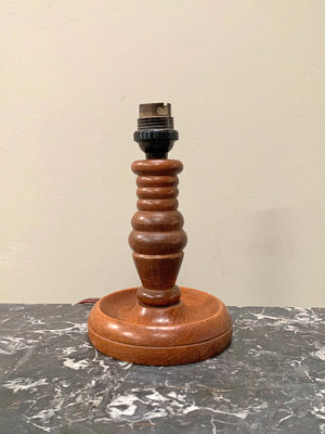 Petite turned lamp base