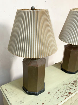 Copper table lamps