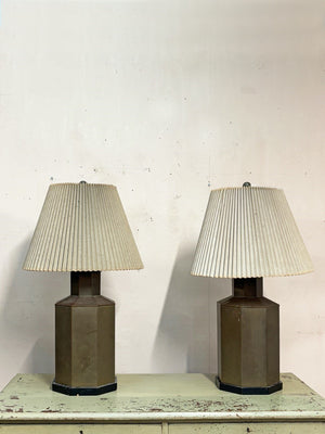 Copper table lamps