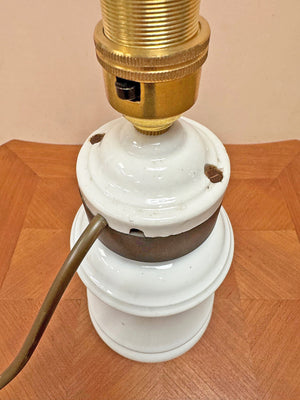 Small ceramic table lamp base