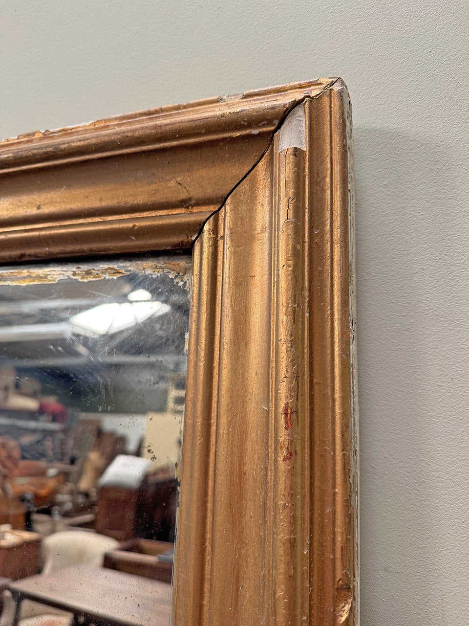 2 meter tall 'split plate' mirror