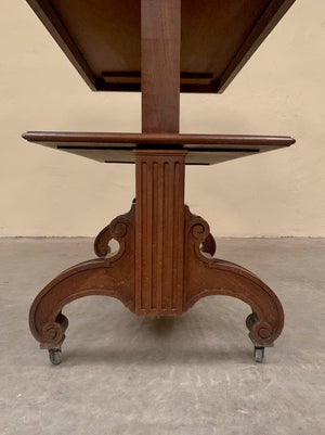 3-tier walnut serving table (Reserved)