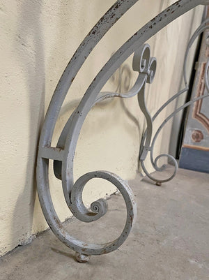 Wrought iron console table