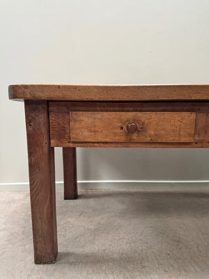 Chunky walnut top table
