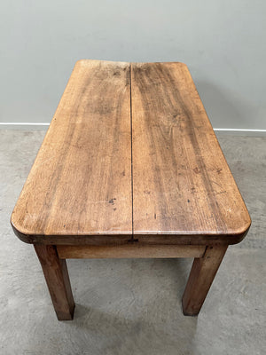 Chunky walnut top table