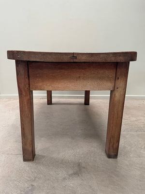 Chunky walnut top table