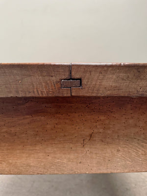 Chunky walnut top table