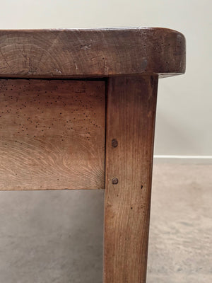 Chunky walnut top table