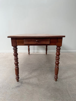 19th century fruitwood table