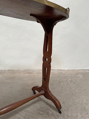 Large kidney shaped side table