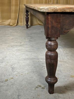 Large pine farmhouse table