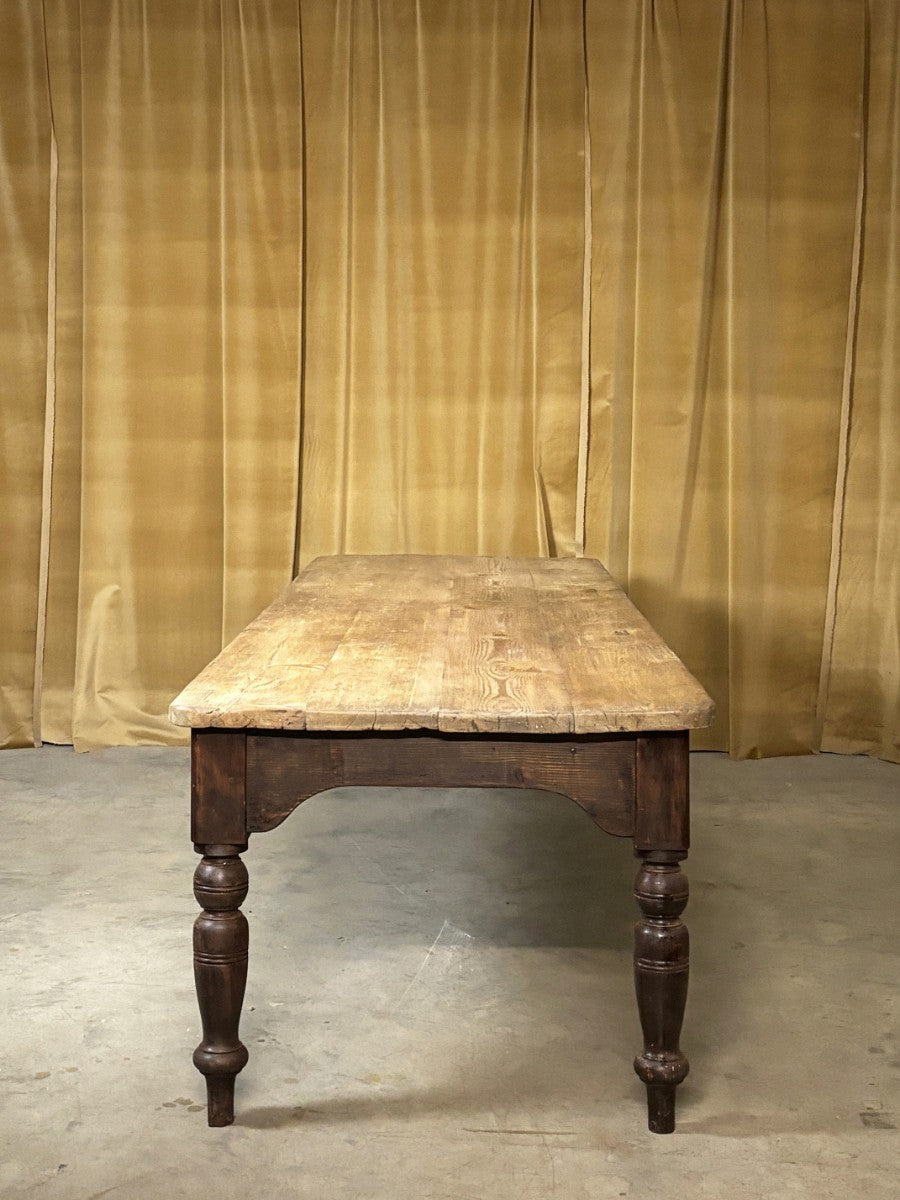 Large pine farmhouse table
