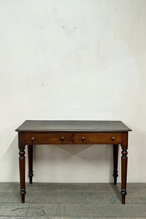 Mahogany 2 drawer table